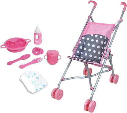 Lissi Juego de 5 piezas para muñecas de lujo con accesorios