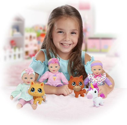 New Adventures LLC Limited Little Sweeties Baby Doll con mascotas