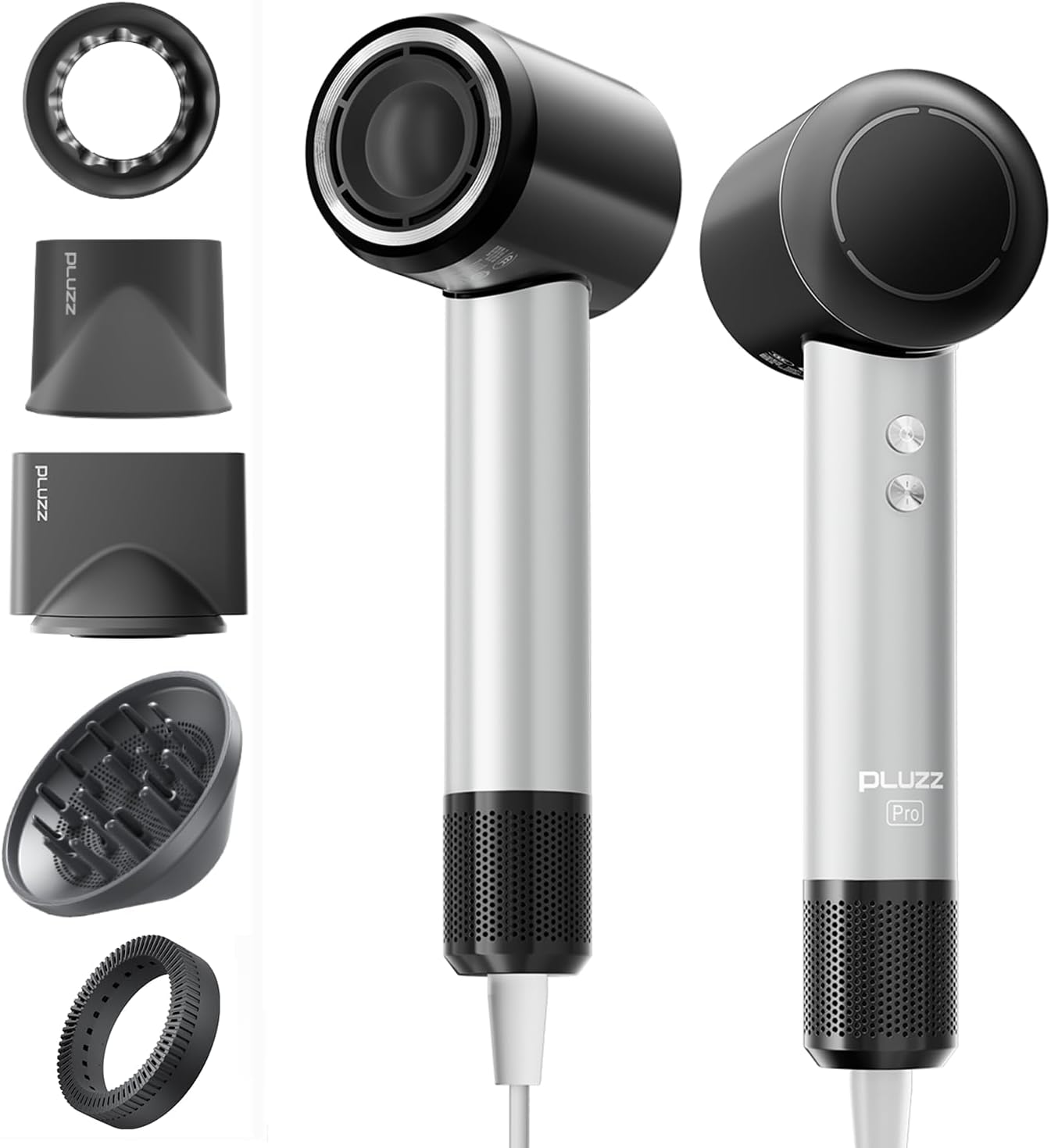 PLUZZ Pro Secador de pelo profesional con cable de alimentación de...