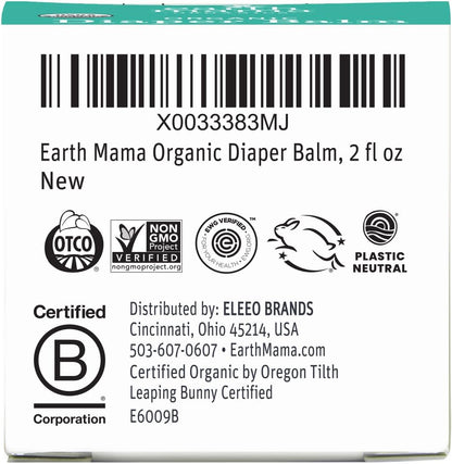 Earth Mama Bálsamo orgánico para pañales de 2 onzas | Crema de paña...