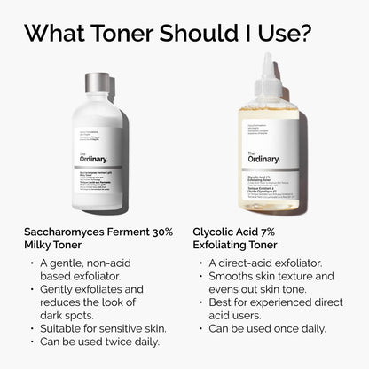 The Ordinary Glycolic Acid 7% Exfoliating Toner, Brightening and Sm...