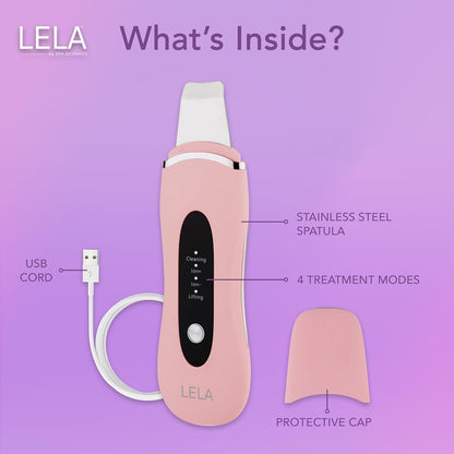 Spa Sciences - LELA - Espátula facial 4 en 1 para limpieza profunda...