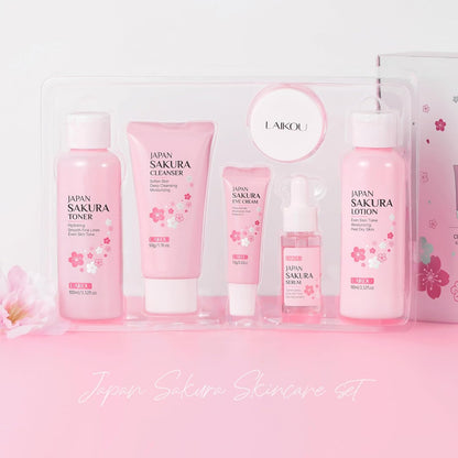 Set de cuidado de piel LAIKOU JAPAN SAKURA para mujeres, regalos de...