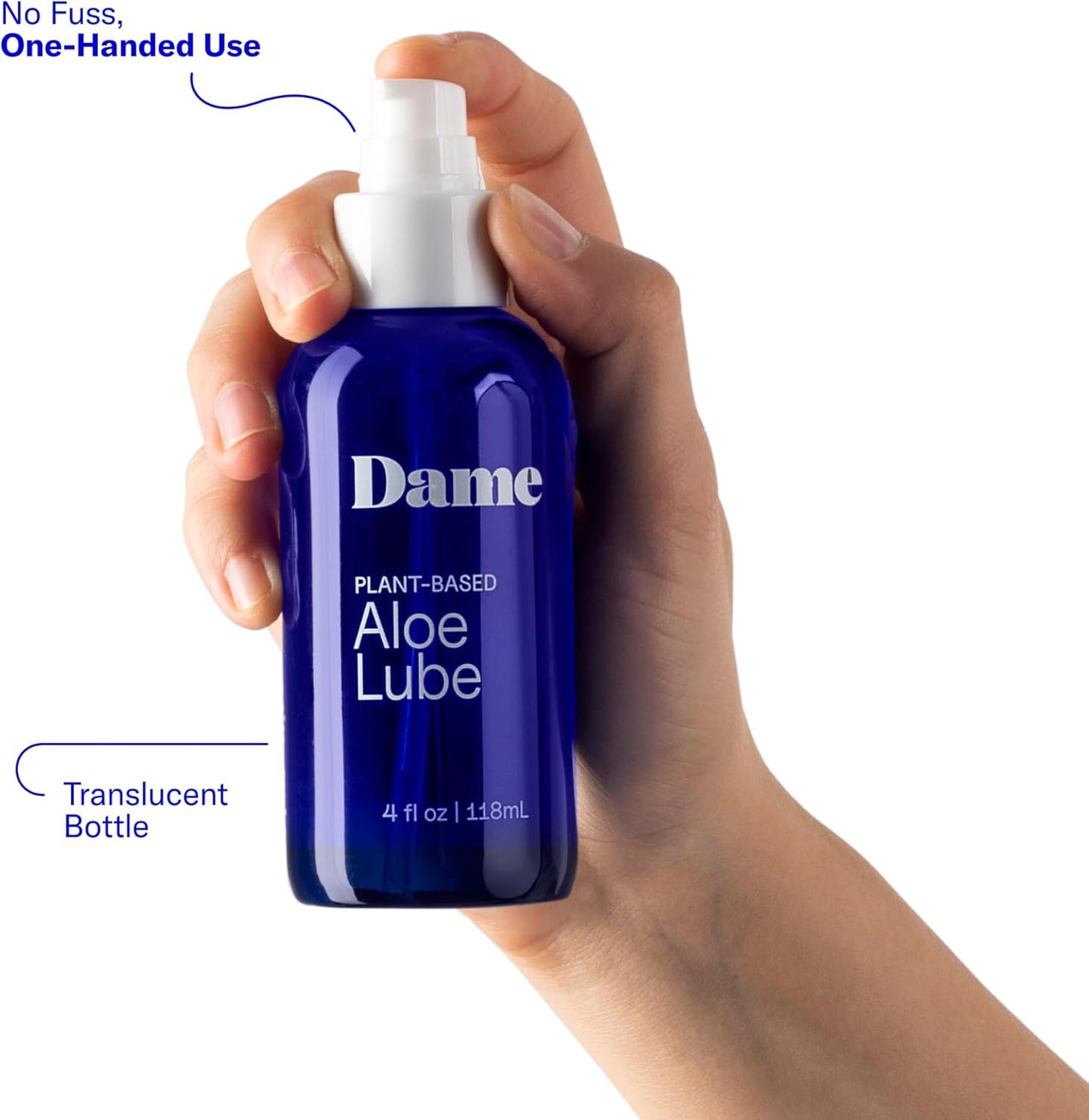Dame Products Lubricante personal a base de agua para mujeres, homb...