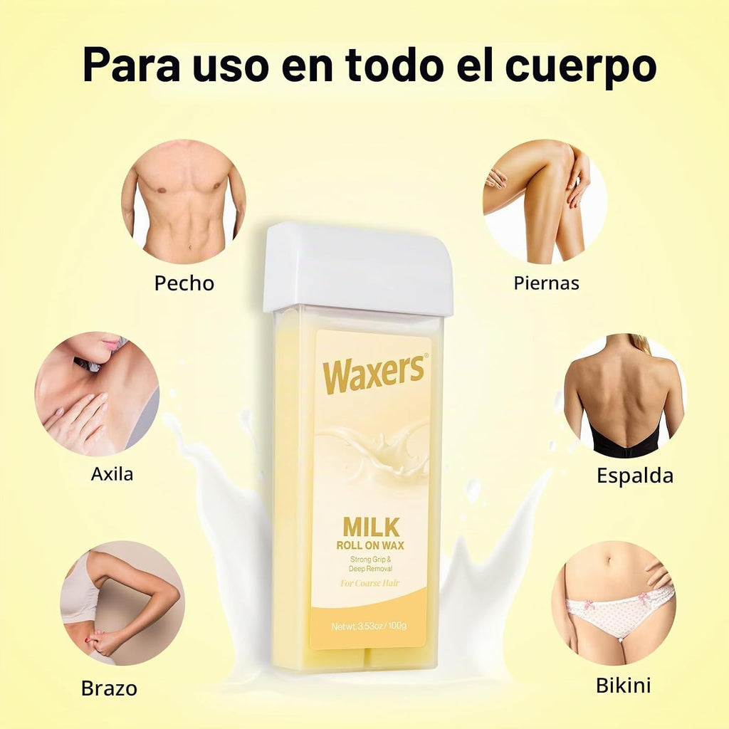 Waxers Cartucho de recarga de cera para depilación enrollable para...