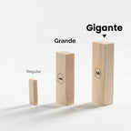 Outdoor Games - Torre grande de 54 bloques de madera, juego de apil...