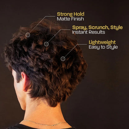 BASED BODYWORKS Polvo para texturizar para el cabello, ligero y par...