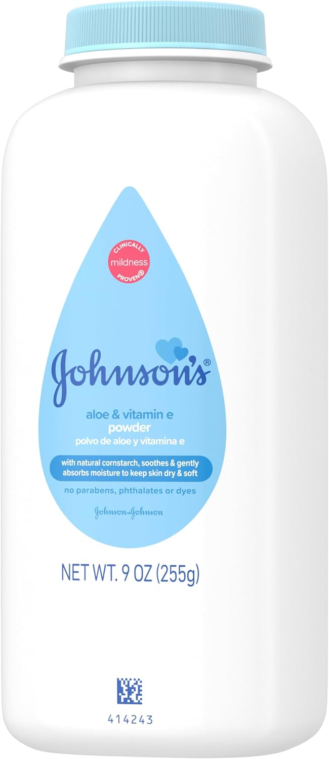 Johnson's - Talco para bebé para piel delicada, hipoalergénico,...