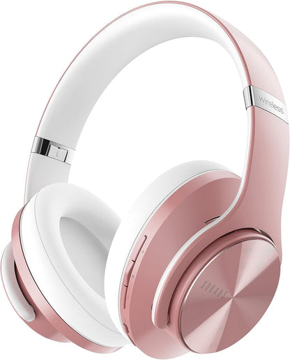 DOQAUS Auriculares Bluetooth sobre la oreja, auriculares inalámbric...