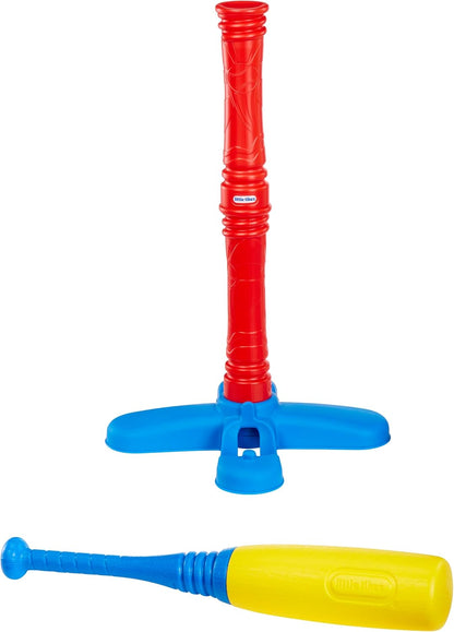 Little Tikes Juego de T-Ball, rojo, 5 bolas, para niños pequeños a...
