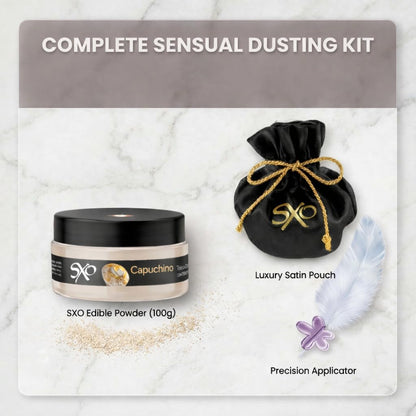 SXO Gourmet - Polvo corporal comestible con sabor a capuchino para...