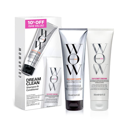 COLOR WOW Dream Clean Duo - CHAMPÚ DE SEGURIDAD DE COLOR 100% limpi...