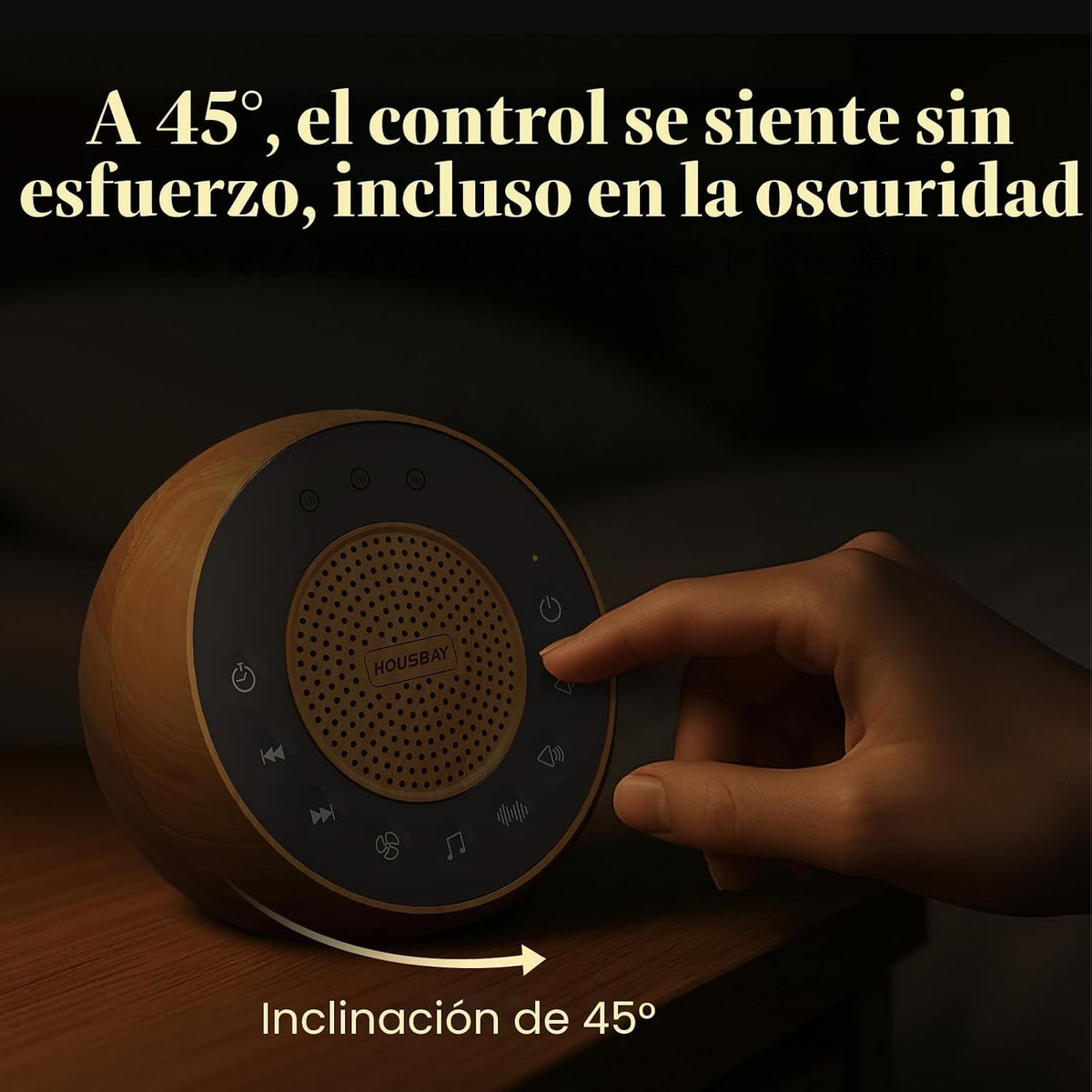 Housbay Máquina de ruido blanco con 31 sonidos relajantes, sonido e...
