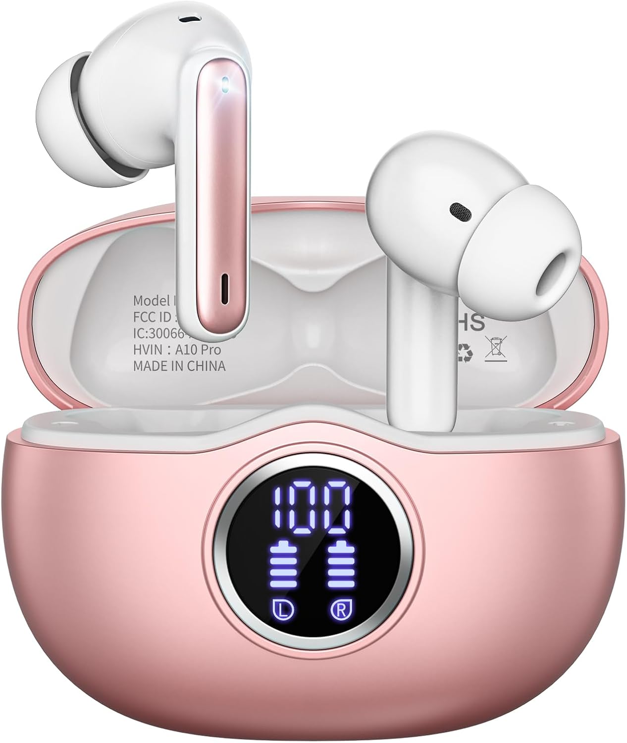 Fhumsh A10 Pro - Auriculares inalámbricos Bluetooth 5.3 HiFi Stereo...