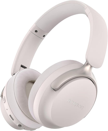 RORSOU Auriculares Bluetooth B8 sobre la oreja, 6 modos de música e...