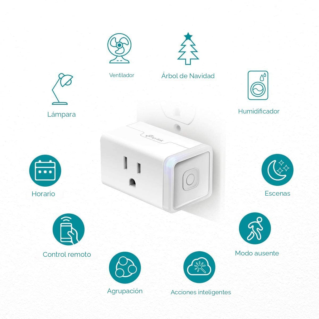 Kasa Smart Enchufe HS103P4, toma Wi-Fi para el hogar inteligente fu...