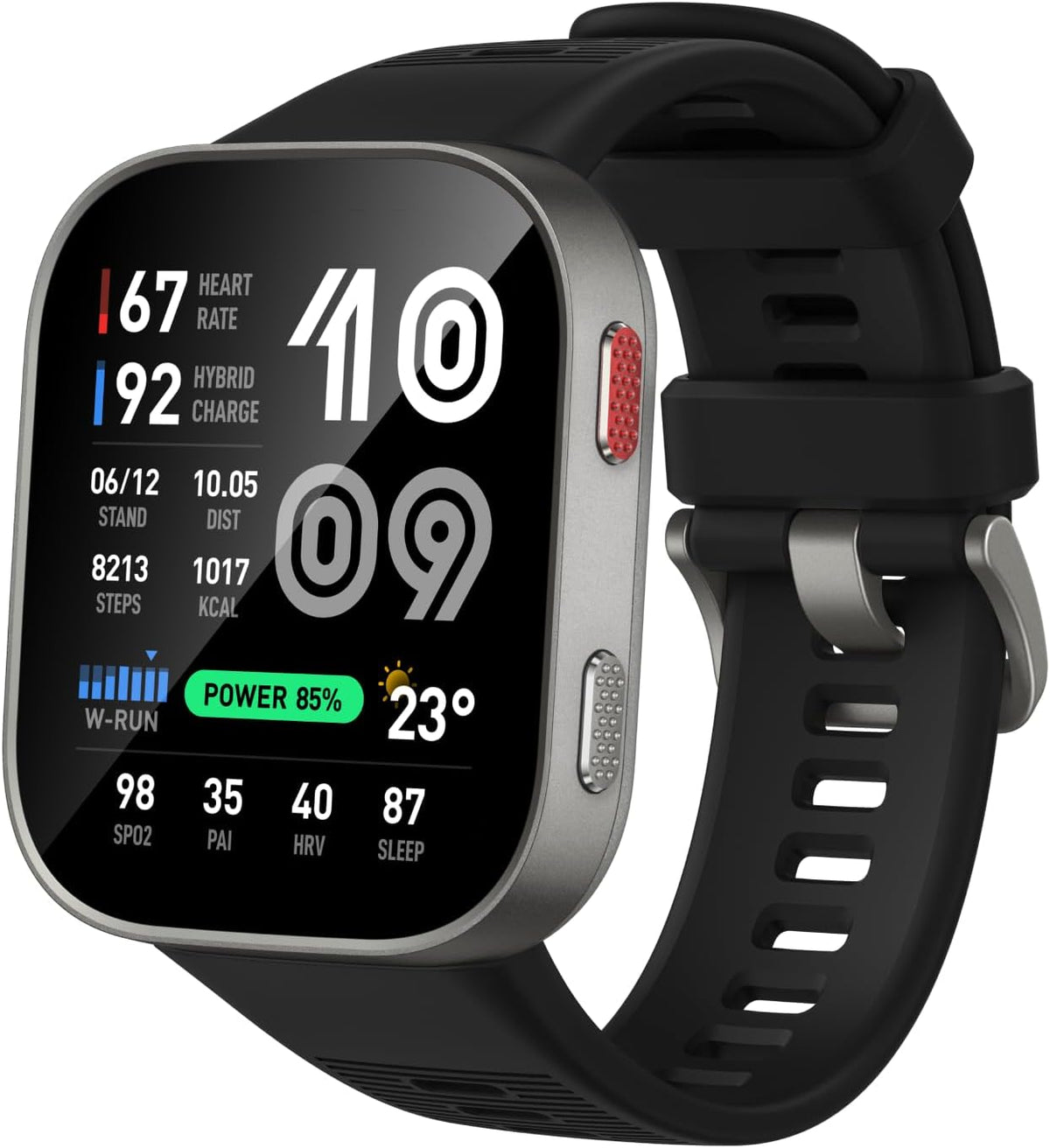 Amazfit Bip Max - Reloj inteligente de 1.969 in, pantalla AMOLED de...