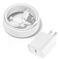 Cargador rápido para iPhone 17 16 15 de 10 pies, cargador de 20 W p...
