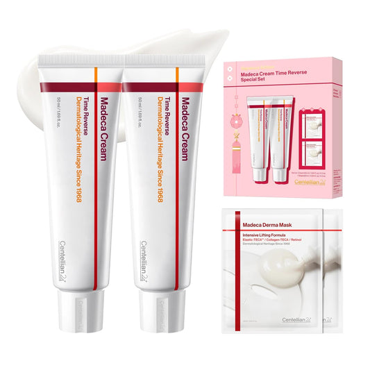 CENTELLIAN 24 Madeca Cream Time Reverse 1.7 fl oz (2 piezas) + másc...