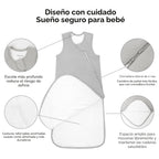 BubblePanda - Saco de dormir de rayón hecho de bambú para niños de...