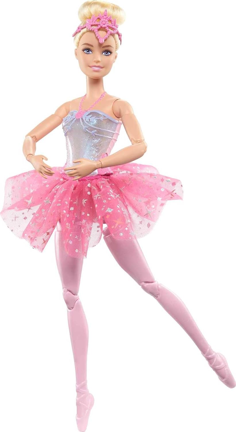 Muñeca Barbie Dreamtopia Twinkle Lights Ballerina con cabello rubio...
