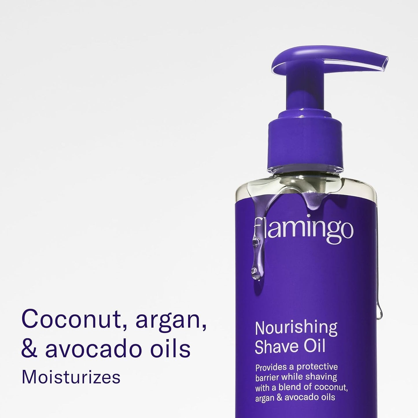 Conjunto de afeitado Flamingo de 3 pasos para mujeres - Exfoliante...