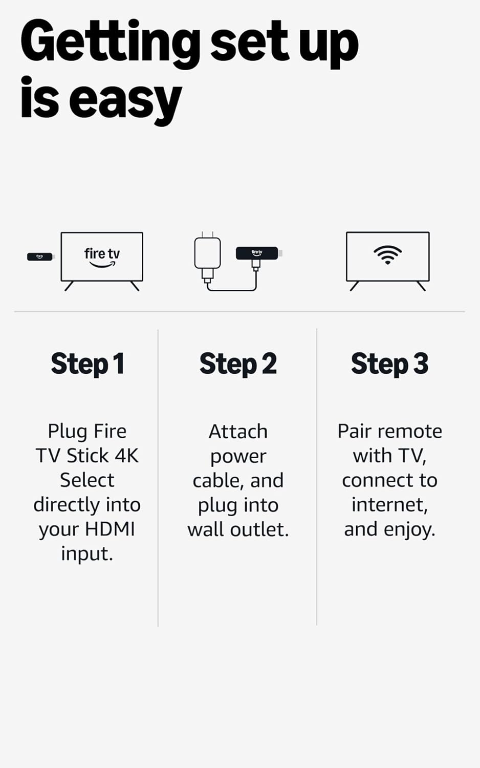 Amazon Fire TV Stick 4K Select (modelo más reciente): streaming en 4K, búsqueda con inteligencia artificial y TV en vivo gratis