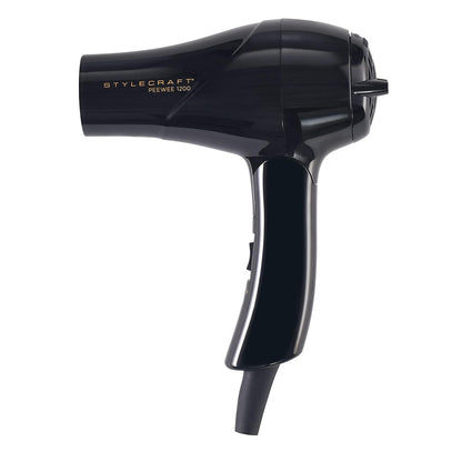 StyleCraft Peewee - Secador de fusión Tri-Plex Tech para cabello se...