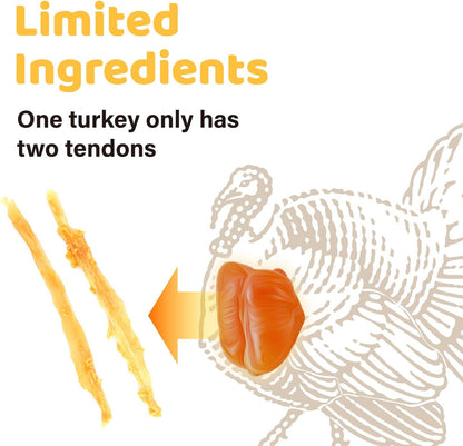 iPaw Tendones de pavo para perros, 100% Turquía y materia prima de...