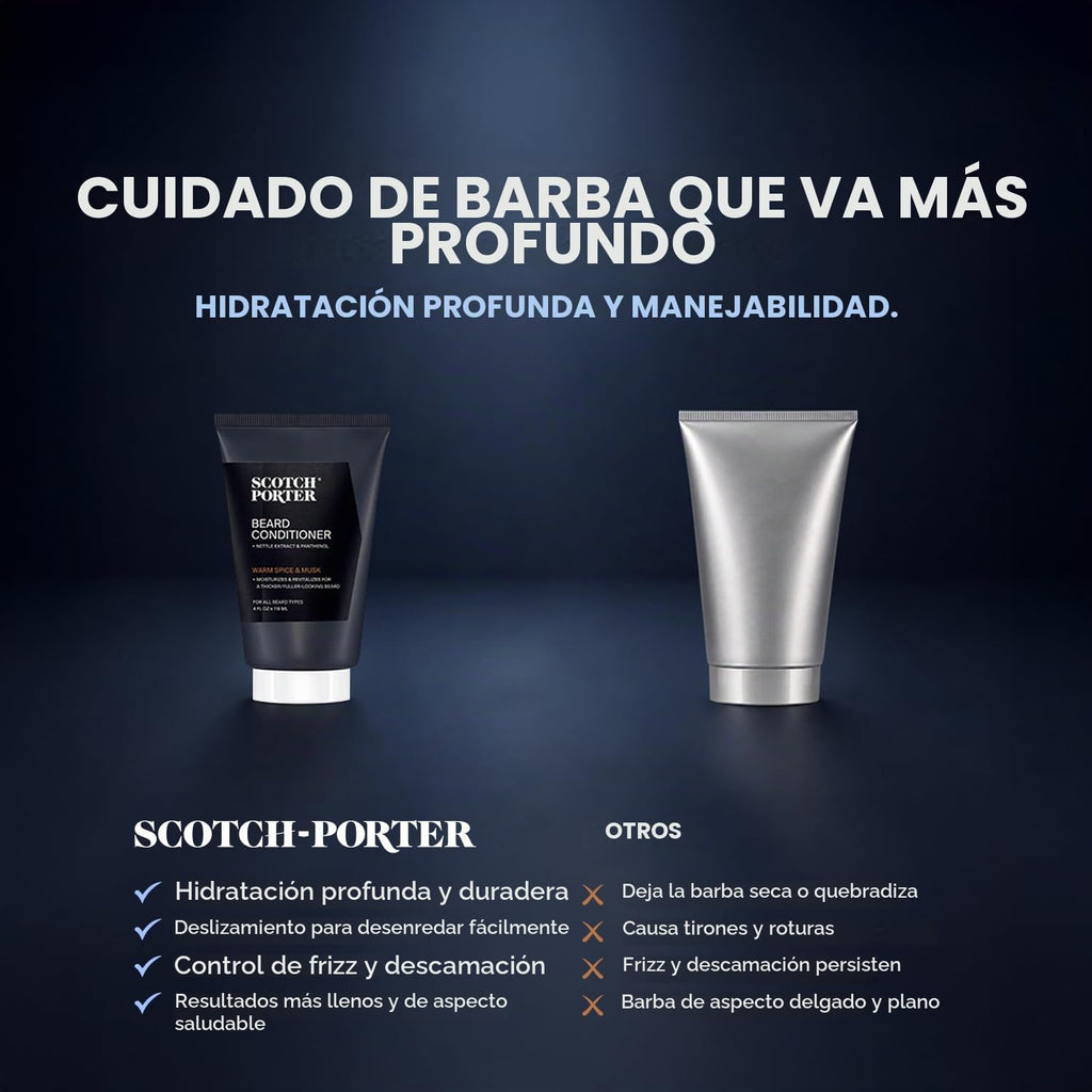 Scotch Porter Hidratar y nutrir el acondicionador de barba para hom...