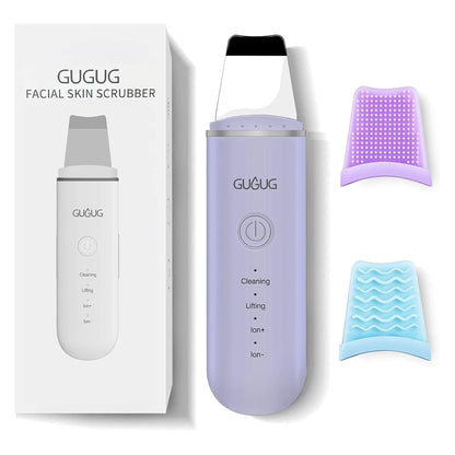 GUG - Espátula para exfoliante de piel, limpiador de poros con 4 mo...