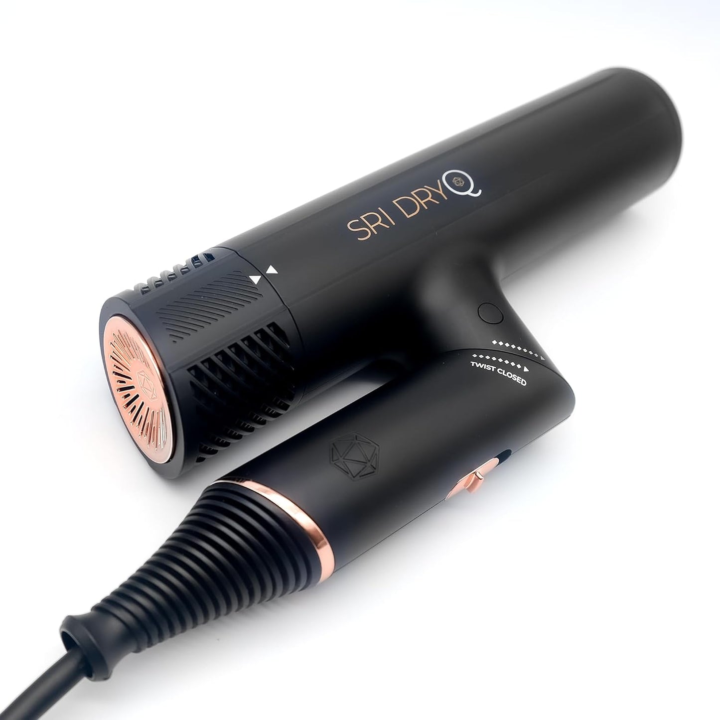SRILabs DryQ - Secador de pelo "Smart", súper ligero, plega...