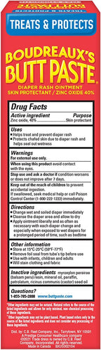 Boudreaux's Butt Paste Max Strength - Crema antidermatitis de p...