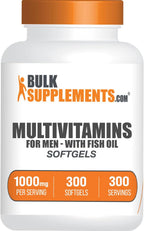 BulkSupplements.com Multivitaminas para hombres en cápsulas blandas...