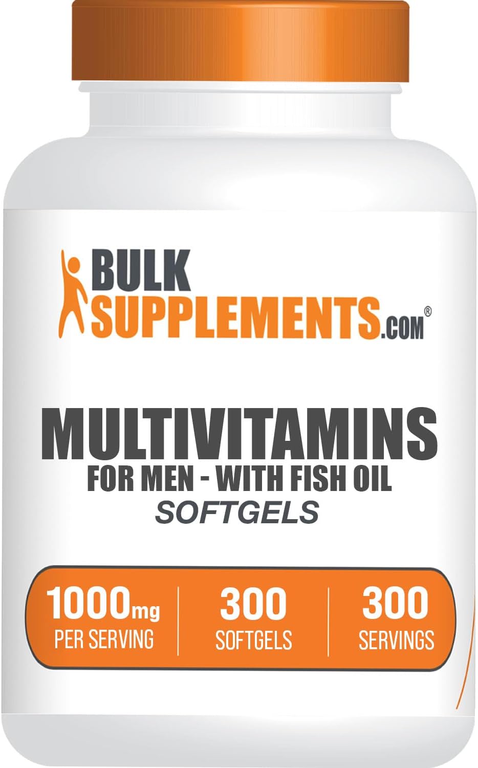 BulkSupplements.com Multivitaminas para hombres en cápsulas blandas...
