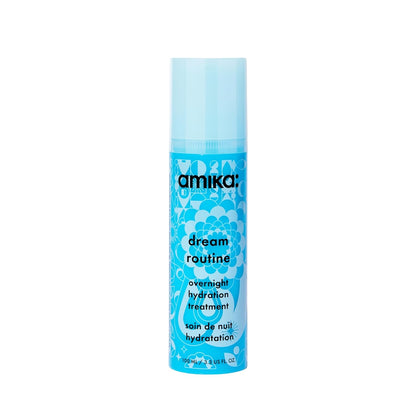 Amika Dream Routine mascarilla capilar hidratante nocturna | tratamiento sin enjuague para el cabello seco, ultrahidratante, con ácido hialurónico para una humedad duradera