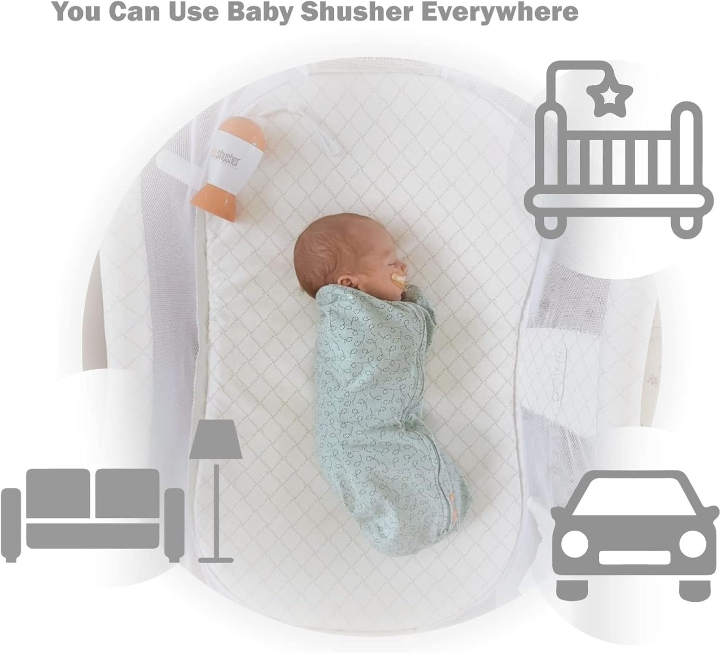 Baby Shusher Máquina de Sonido Portátil - Máquina de Sonido de Ruid...