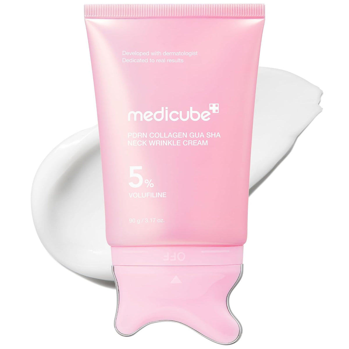 medicube PDRN Colágeno Gua Sha Crema antiarrugas para el cuello | M...