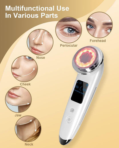VOFEL - Masajeador Facial Eléctrico para Lifting Facial 4 en 1, Ant...