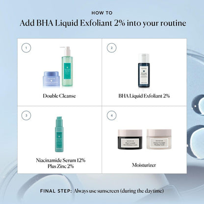 Naturium BHA Exfoliante Líquido 2%, Tratamiento Exfoliante de Poros Leave-on para Rostro y Cuidado de la Piel, con Ácido Salicílico y Ácidos de Frutas Bioactivos, El Empaque Puede Variar, 4 oz