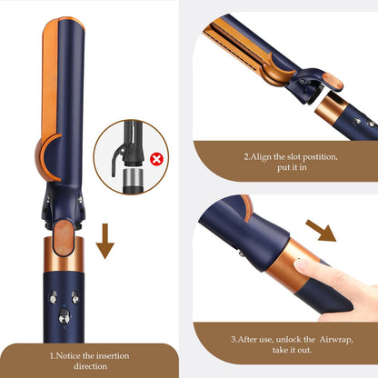 SAZIKA Dyson Airwrap Styler, accesorio de boquillas para un peinado...