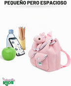 Naturally KIDS - Mini mochila Triceratops rosa, regalo para niños 2...