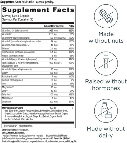 Ancient Nutrition Multivitamínico para hombres, Ancient Multi Suple...
