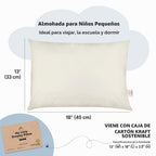 KeaBabies Paquete de 2 almohadas para niños de 2 años a 5,13 x 18 p...