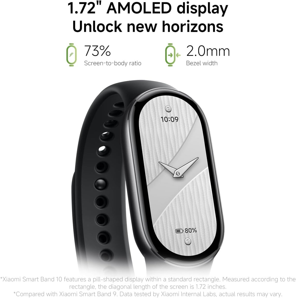 XIAOMI Mi Smart Band 10 (2025) Versión Global - Pantalla AMOLED de...