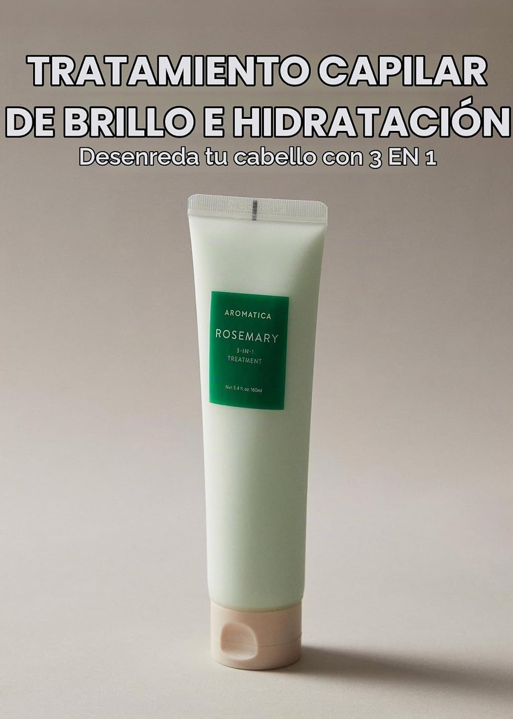 AROMATICA - Tratamiento capilar 3 en 1 con romero (5.4 onzas líquid...