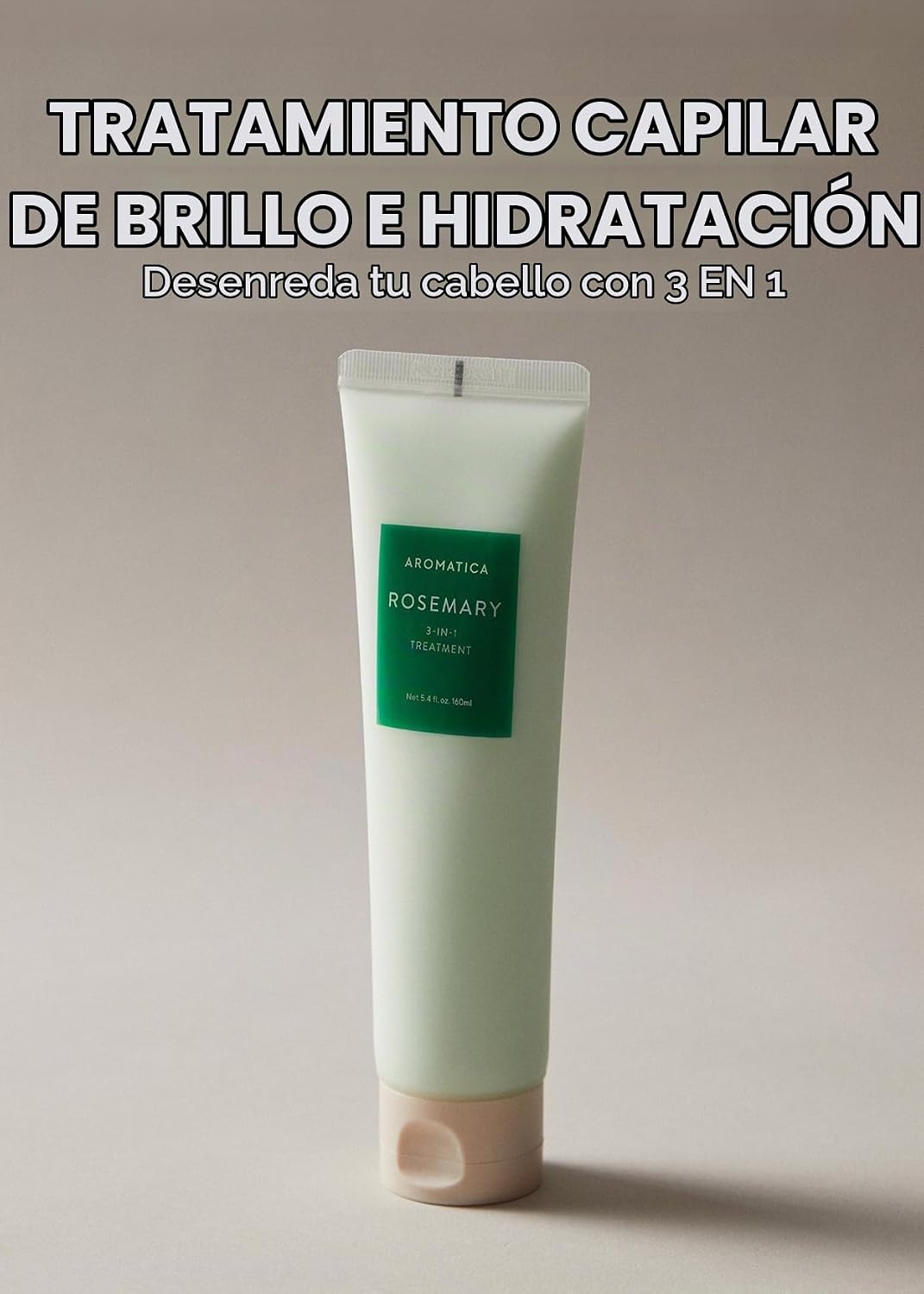 AROMATICA - Tratamiento capilar 3 en 1 con romero (5.4 onzas líquid...