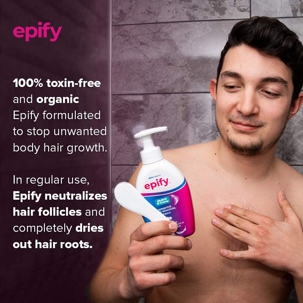 Epify - Crema de depilación íntima para hombres y mujeres, línea de...