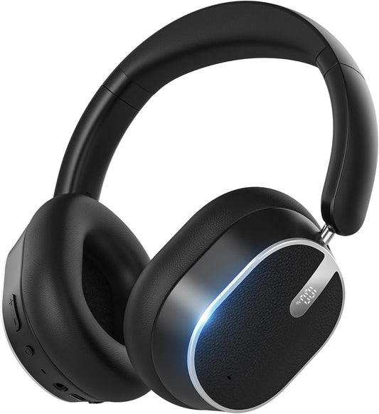 MMWOWARTS Auriculares Bluetooth híbridos con cancelación activa de...