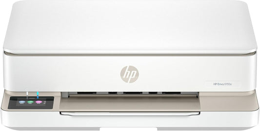 HP Envy 6155e Impresora inalámbrica todo en uno de inyección de tinta a color, Portobello, Imprimir, escanear, copiar, Impresión dúplex Ideal para el hogar, prueba de 3 meses de Instant Ink incluida